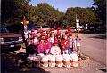 1997 - Indian Princess Fall Campout, Cleburne SP, TX - Stephanie & the tribe with our tribal property